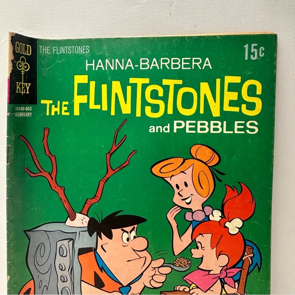 The Flintstones & Pebbles Comic Book Hannah Barbara Golden Key 10160-002 Feb 69 - Picture 3 of 7